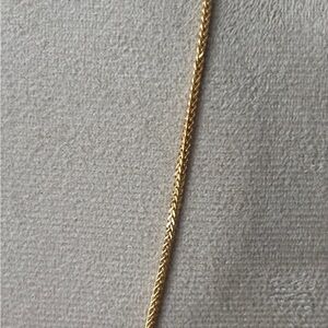 18K Gold Wheat 17.5in Necklace | Bellamare Jewelry